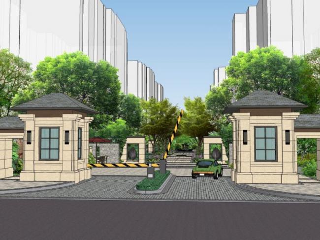 SketchUp Landscape Models: Community, Residential, and Modern Designs