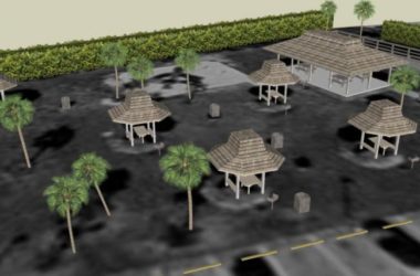 SketchUp Landscape Model: Chinese-Style Park Design-BIM WORLD