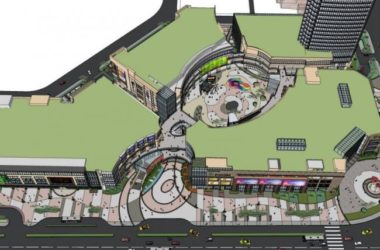 Modern Commercial Landscape Design in SketchUp-BIM WORLD