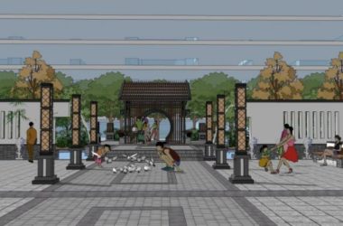 SketchUp Landscape Models: Community, Residential, and Modern Chinese Style Designs-BIM WORLD