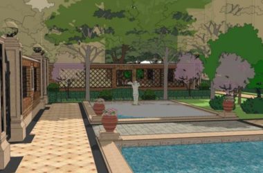 SketchUp Landscape Models: Community, Residential, and Classical Styles-BIM WORLD