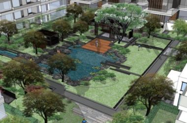 Modern Residential Landscape Design in SketchUp-BIM WORLD