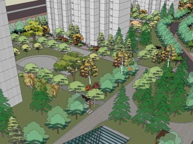 SketchUp Landscape Models: Community, Residential, and Modern Designs