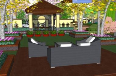 SketchUp Landscape Models: Community, Residential, Mediterranean, and Classical Styles-BIM WORLD