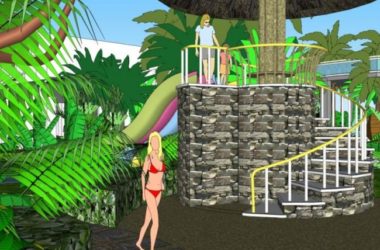 Modern Leisure Landscape Design | SketchUp 3D Model-BIM WORLD