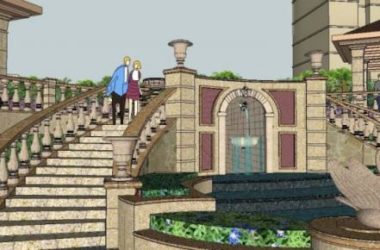 SketchUp Landscape Designs: Community, Residential, and Classical Styles-BIM WORLD