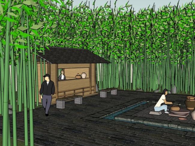 SketchUp Landscape Models: Chinese-Style Courtyard and Garden Design Ideas