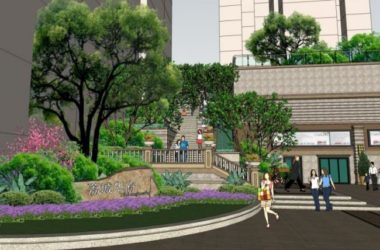 Classical Courtyard Garden Landscape Model in SketchUp-BIM WORLD