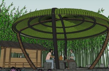SketchUp Landscape Models: Modern Chinese Courtyard and Garden Design Ideas-BIM WORLD