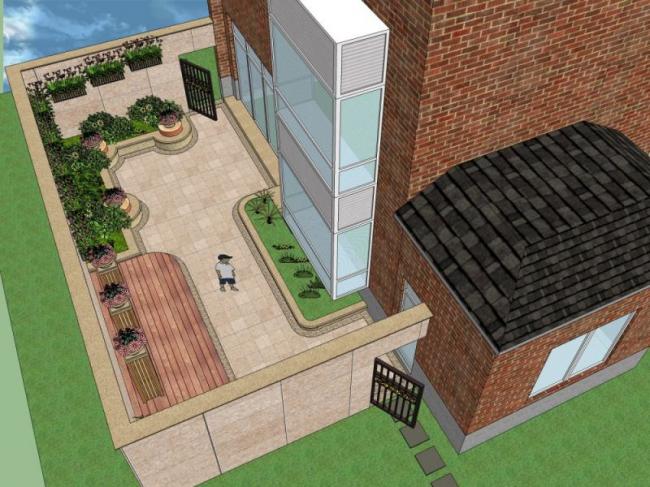 SketchUp Landscape Designs: Villa Gardens, Courtyards, and Classic Styles