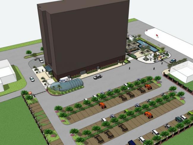 SketchUp Landscape Models: Commercial, Parking Lot, and Modern Designs