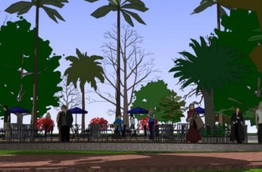 Modern Leisure Landscape Design in SketchUp-BIM WORLD