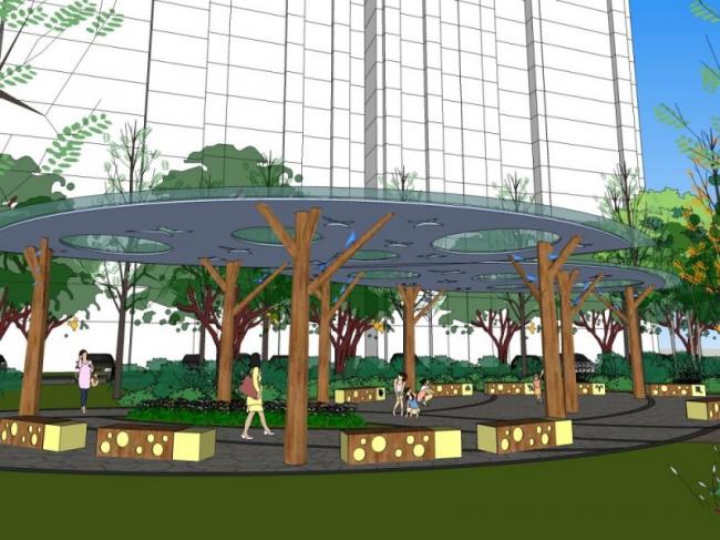 SketchUp Landscape Models: Community, Residential, and Modern Styles