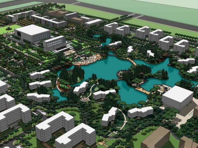 Modern Campus and School Landscape Designs in SketchUp