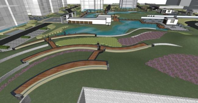 SketchUp Landscape Models: Community, Residential, and Modern Chinese Styles
