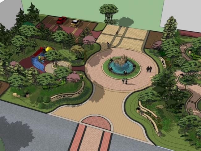 SketchUp Landscape Models: Community, Residential, and Classic Designs