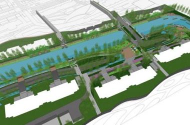 Modern Waterfront Landscape Design in SketchUp-BIM WORLD