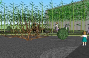 Modern Chinese Garden Design: SketchUp Landscape Model Showcase-BIM WORLD