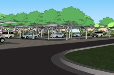 Modern Parking Lot Landscape Design in SketchUp-BIM WORLD