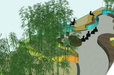 Modern Courtyard Landscape Design in SketchUp-BIM WORLD