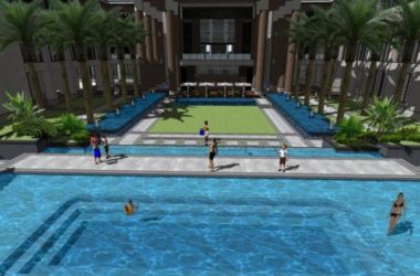Classical Style Pool Landscape Design in SketchUp-BIM WORLD