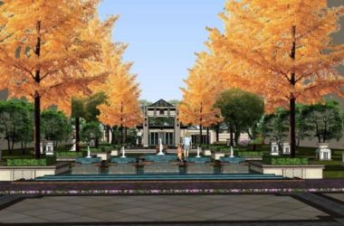 SketchUp Landscape Models: Community, Residential, and Classical Styles-BIM WORLD