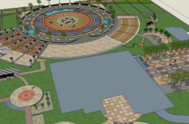Classical Square Landscape Design in SketchUp-BIM WORLD