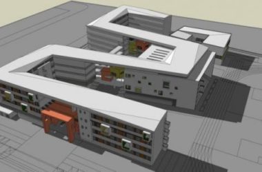 Modern Multi-Story Elementary School Campus Design in SketchUp-BIM WORLD