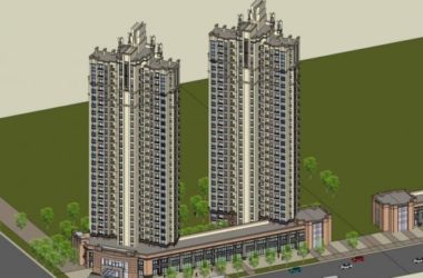 SketchUp Residential Model | Modern Super High-Rise Design-BIM WORLD