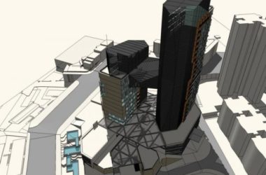 SketchUp Model of a Modern Super High-Rise Commercial Complex Featuring Hotel and Office Spaces-BIM WORLD