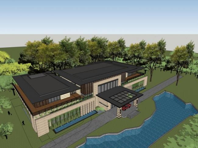 SketchUp Business Model: Designing a Modern Multi-Story Hotel