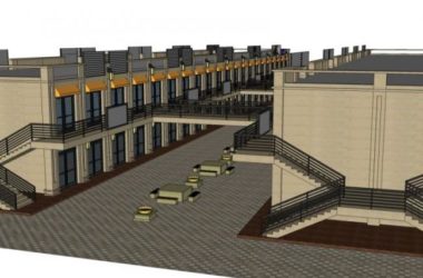 SketchUp Business Model: Neoclassical Low-Rise Commercial Pedestrian Street Design-BIM WORLD