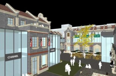 SketchUp Business Model: Designing a Modern Multi-Story Commercial Street-BIM WORLD