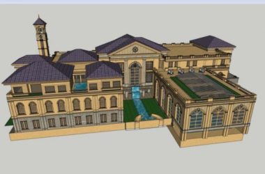 SketchUp Business Model: Designing a Multi-Story European Classical Style Club-BIM WORLD