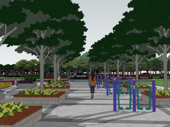 SketchUp Landscape Models: Roadways, Urban Parks, and Modern Designs