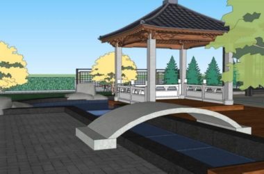 SketchUp Landscape Design: Chinese-Style Roof Garden Model-BIM WORLD