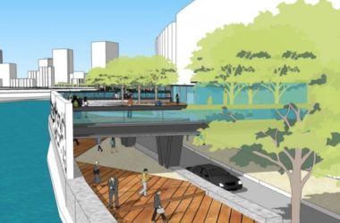 Modern Waterfront Landscape Design in SketchUp-BIM WORLD