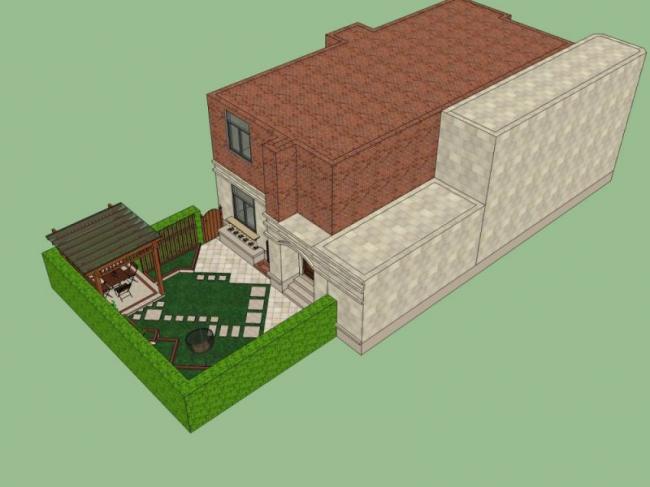 SketchUp Landscape Designs: Villa, Courtyard, and Modern Styles