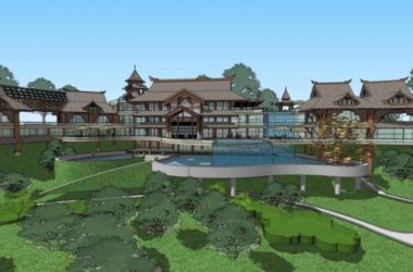 SketchUp Business Model: Designing a Multi-Story Chinese-Style Club-BIM WORLD