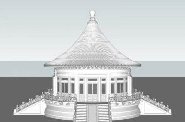 SketchUp Model of Ancient Chinese Architecture: Multi-Story Round Hall, Temple of Heaven, and Prayer Hall-BIM WORLD
