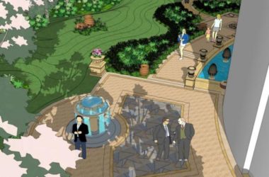 SketchUp Landscape Model: Commercial Design in Classical Style-BIM WORLD