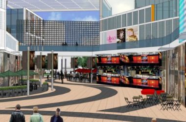 Modern Commercial Landscape Design in SketchUp-BIM WORLD