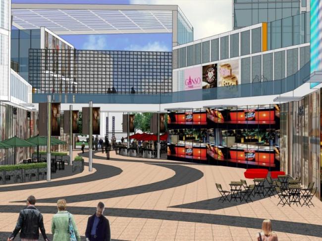 Modern Commercial Landscape Design in SketchUp