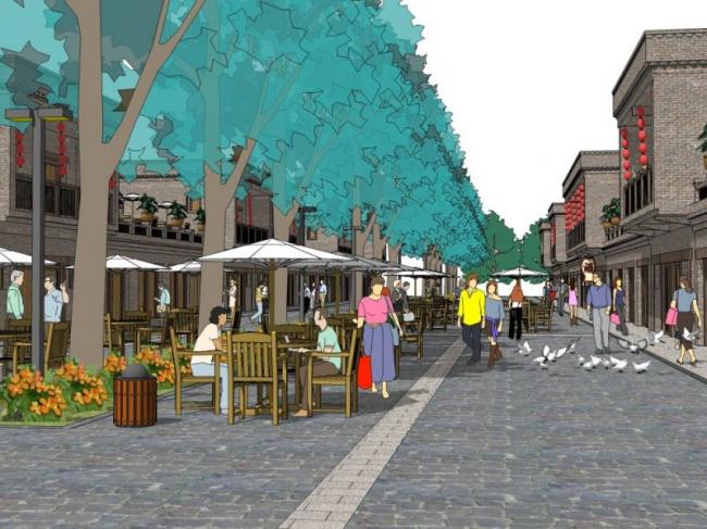 Modern Commercial Landscape Design in SketchUp
