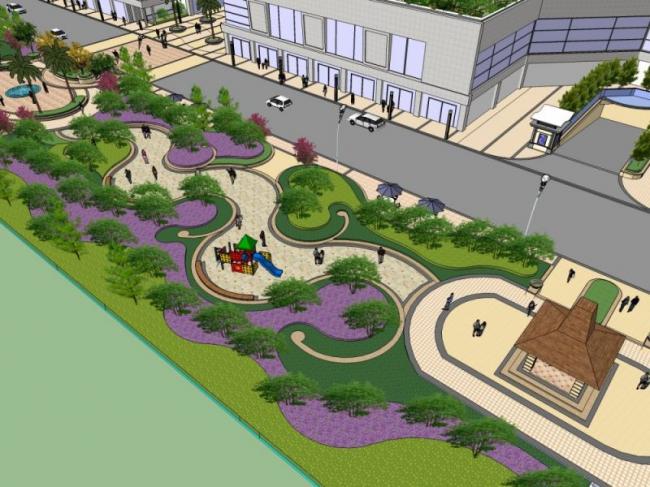 SketchUp Landscape Models: Commercial, Residential, and Modern Designs