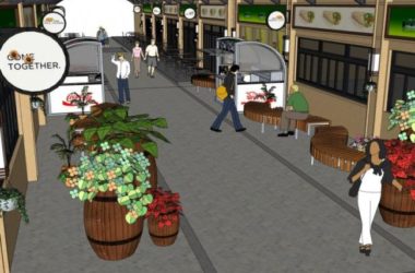 Modern Commercial Landscape Design | SketchUp 3D Model-BIM WORLD