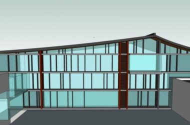 SketchUp Business Model: Modern Chinese-Style Low-Rise Clubhouse Design-BIM WORLD