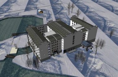 Modern Multi-Story Hotel Architecture in Chinese Style | SketchUp Model-BIM WORLD