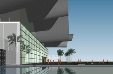SketchUp Business Model: Modern Multi-Story Clubhouse Design-BIM WORLD