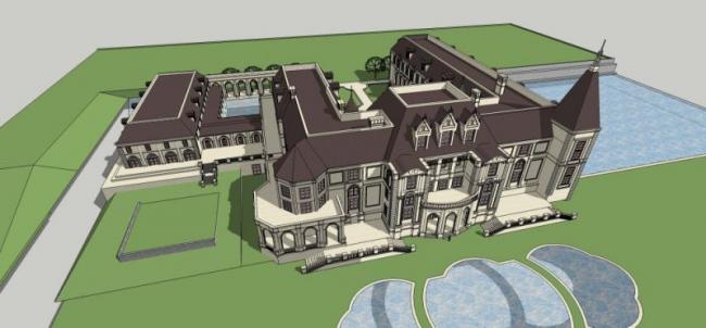 SketchUp Business Model: Designing a Multi-Story European Classical Style Club